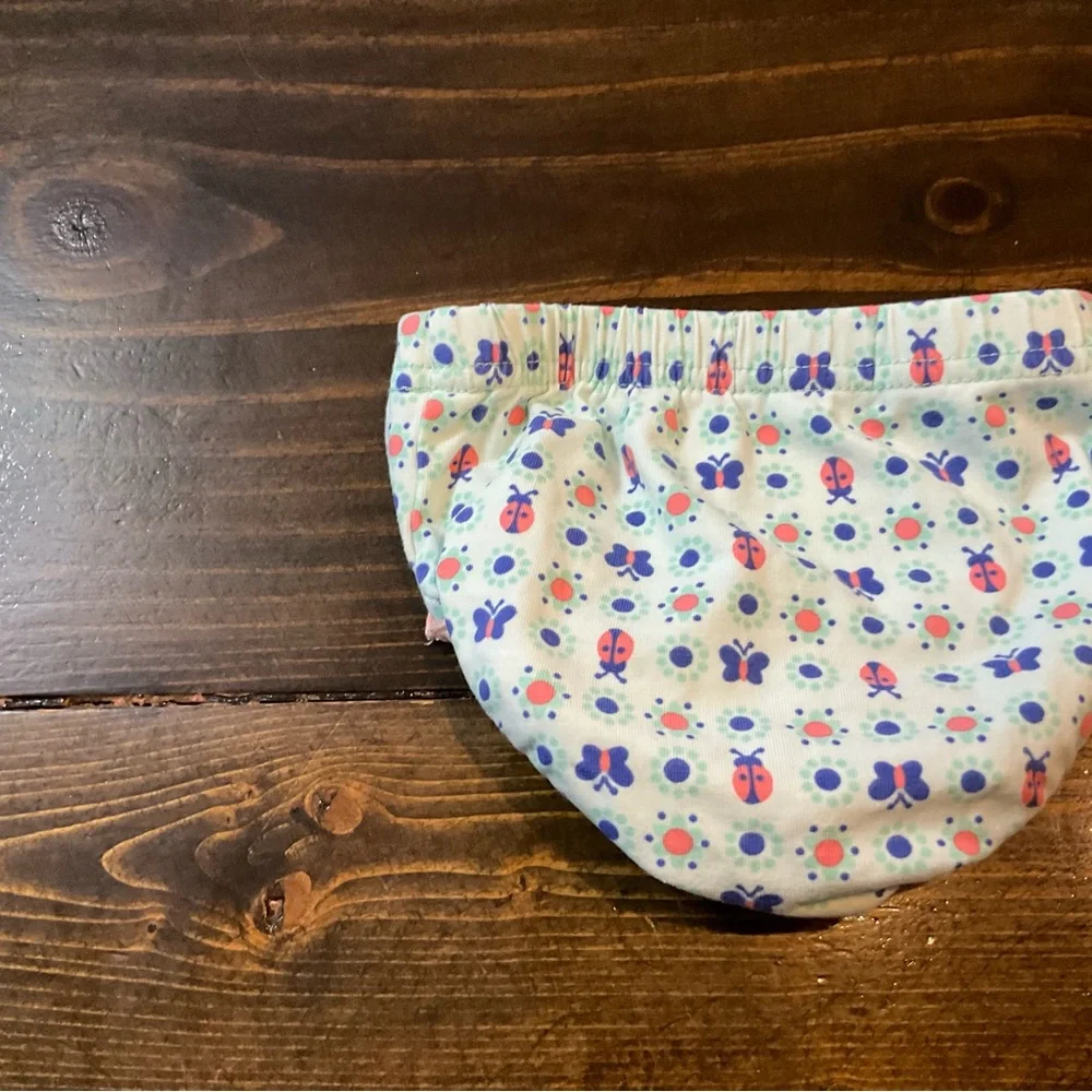 Matilda Jane Kids' Blue and Pink Ruffle Bloomers - Picture 2 of 3